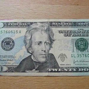 Fake 20 dollar bill