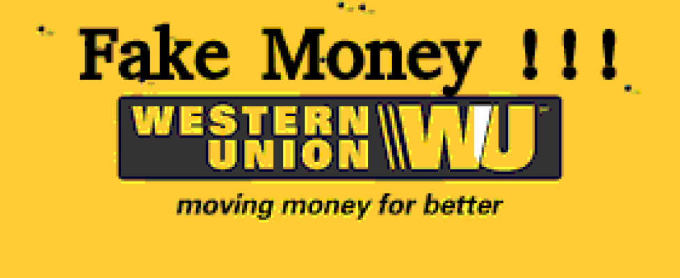 Fake money western union