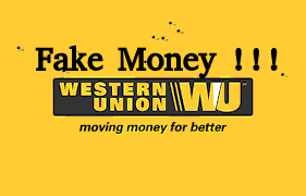 Fake money western union
